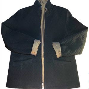 Woman’s reversible quilted coat sz large black